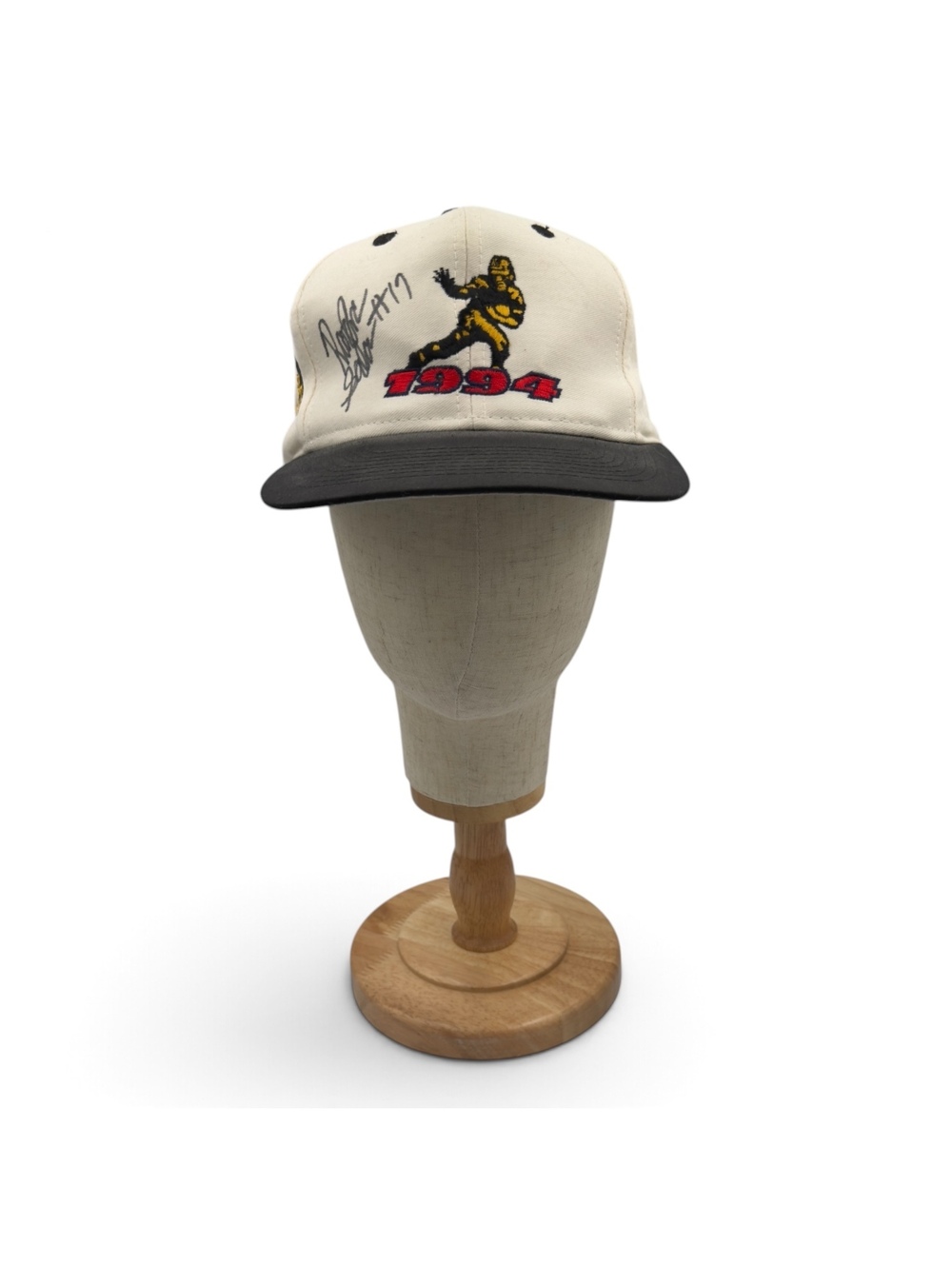 Vintage 1994 Collegiate Licensed Adjustable Baseball Cap with Autograph
